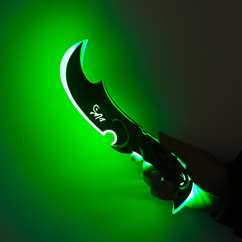 Costume Accessories Rechargeable LED Half Moon Blade Prop, 30cm, with Five Light Color Options — image 11