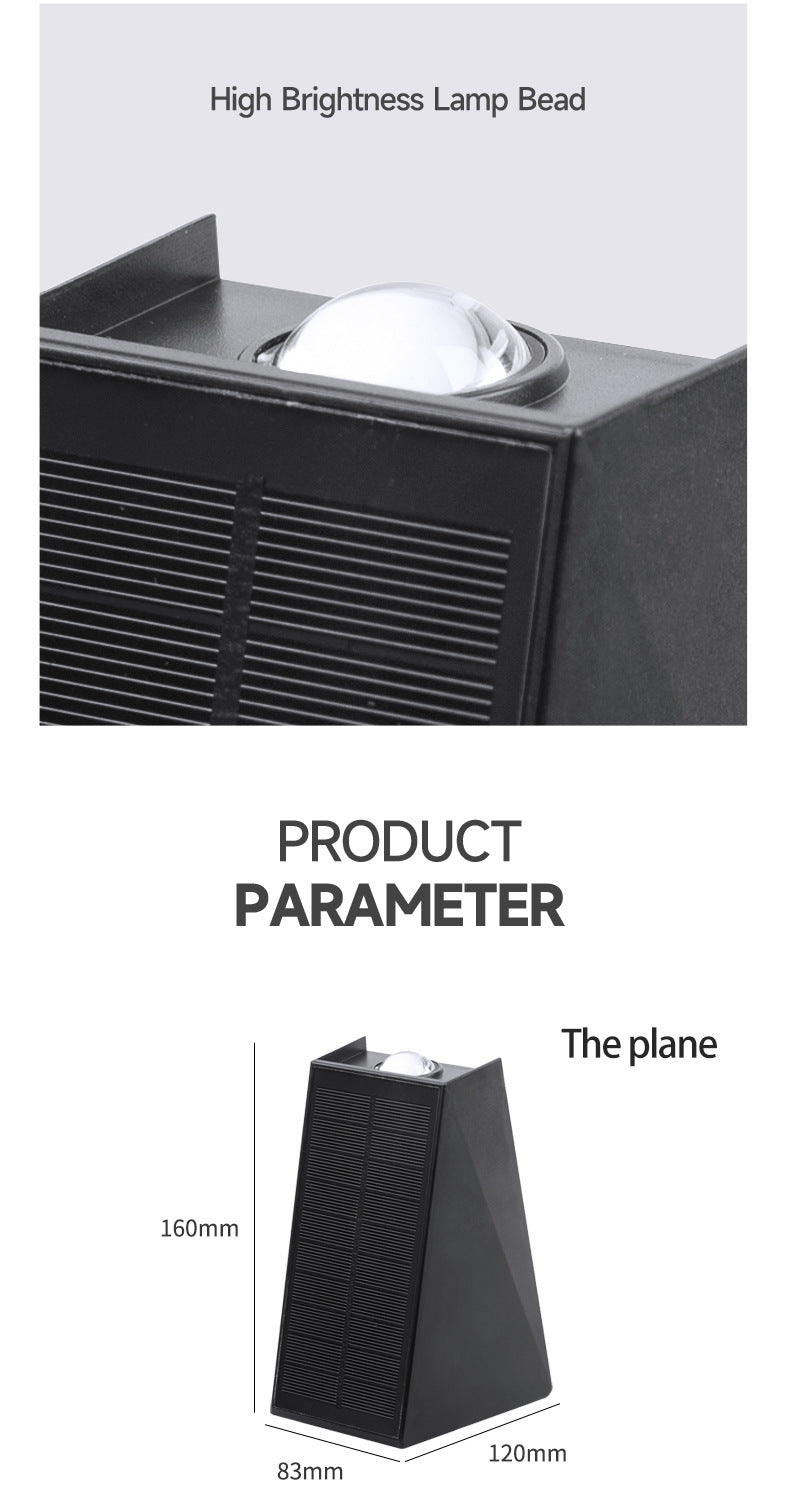 Solar Outdoor Corridor Waterproof Wall Lamp