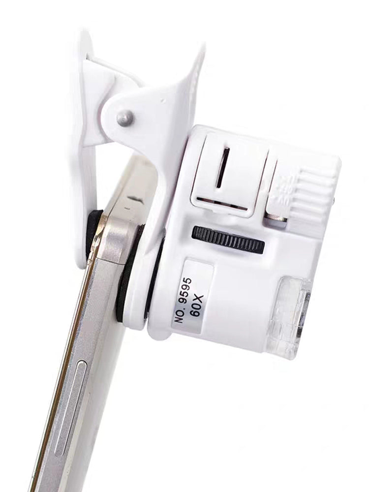 Digital Microscope Camera for Cell Phone with LED Light