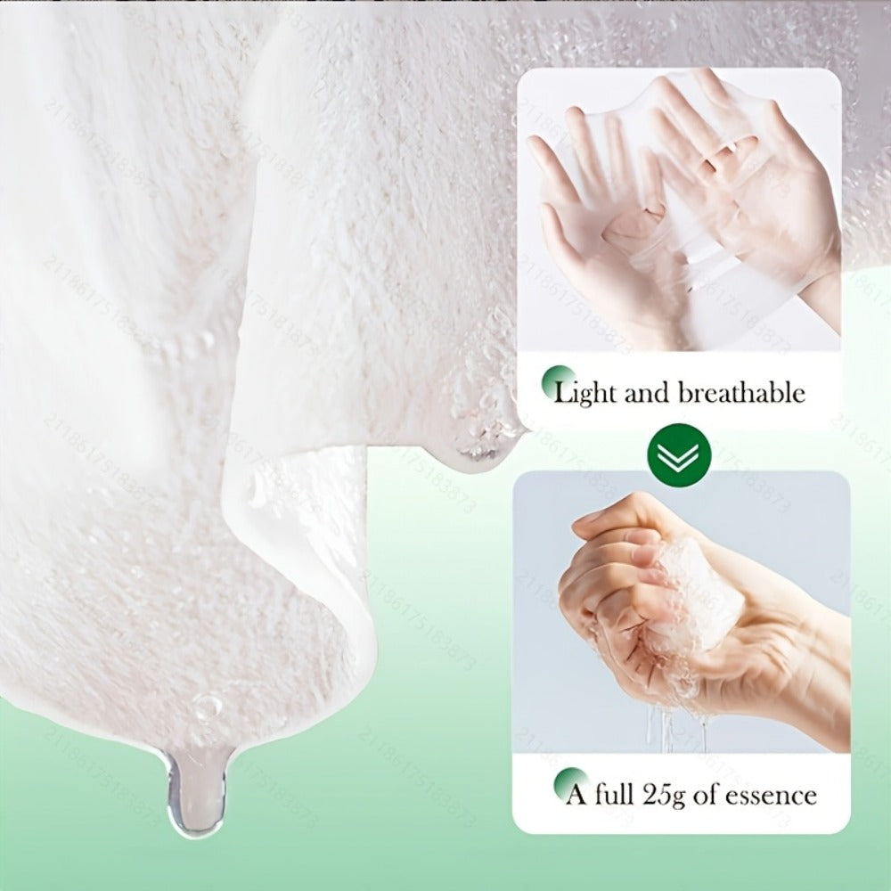 Aloe Vera Sheet Mask 30-Pack with 25g Individual Pouches and Aloe Vera and Glycerin Labels — image 5