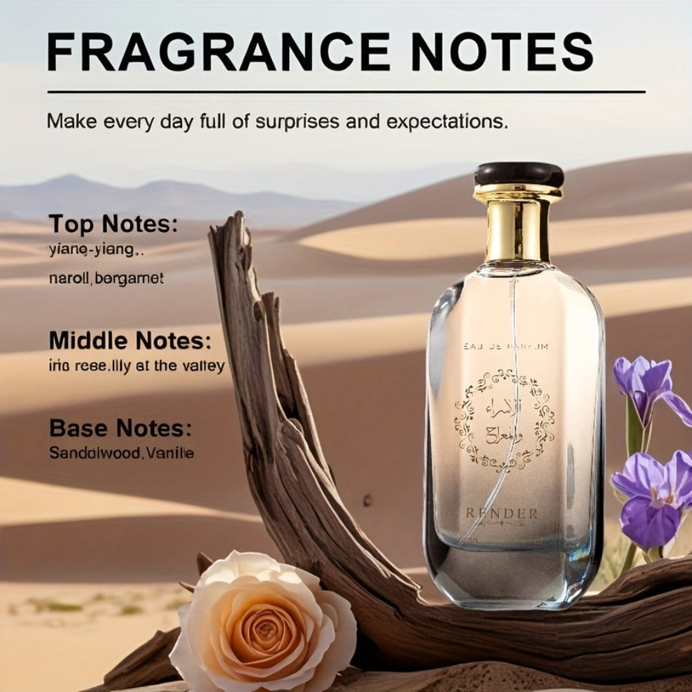 Arabian Perfume Vanilla Scent for Women and Men Oriental Fragrance - Elegant Portable Spray for Bath Time, Home Spa and Perso