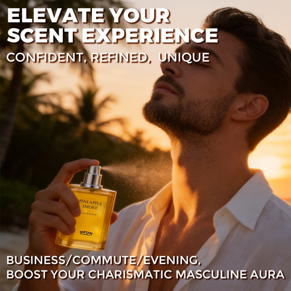 Perfume for Men in 3.04 oz Gold Bottle with Pineapple, Blackcurrant, Birch and Smoky Scent Profile — image 6