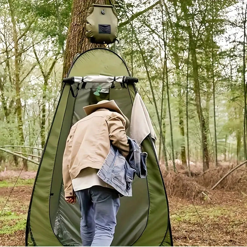 Camping Shower Tent Kit Pop Up Tent Solar Shower Bag 20L for Camping, Travel and Outdoor Use — image 4