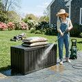 Deck Box Outdoor, Lockable Pool Patio Garden Tool Storage for Garden, Patio and Yard Use, with the Listed Configuration — ima