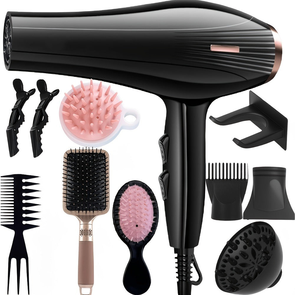 Handheld Hair Dryer with Six Color and Accessory-Package Selections, Rear Intake and Inline Plug Control — image 6
