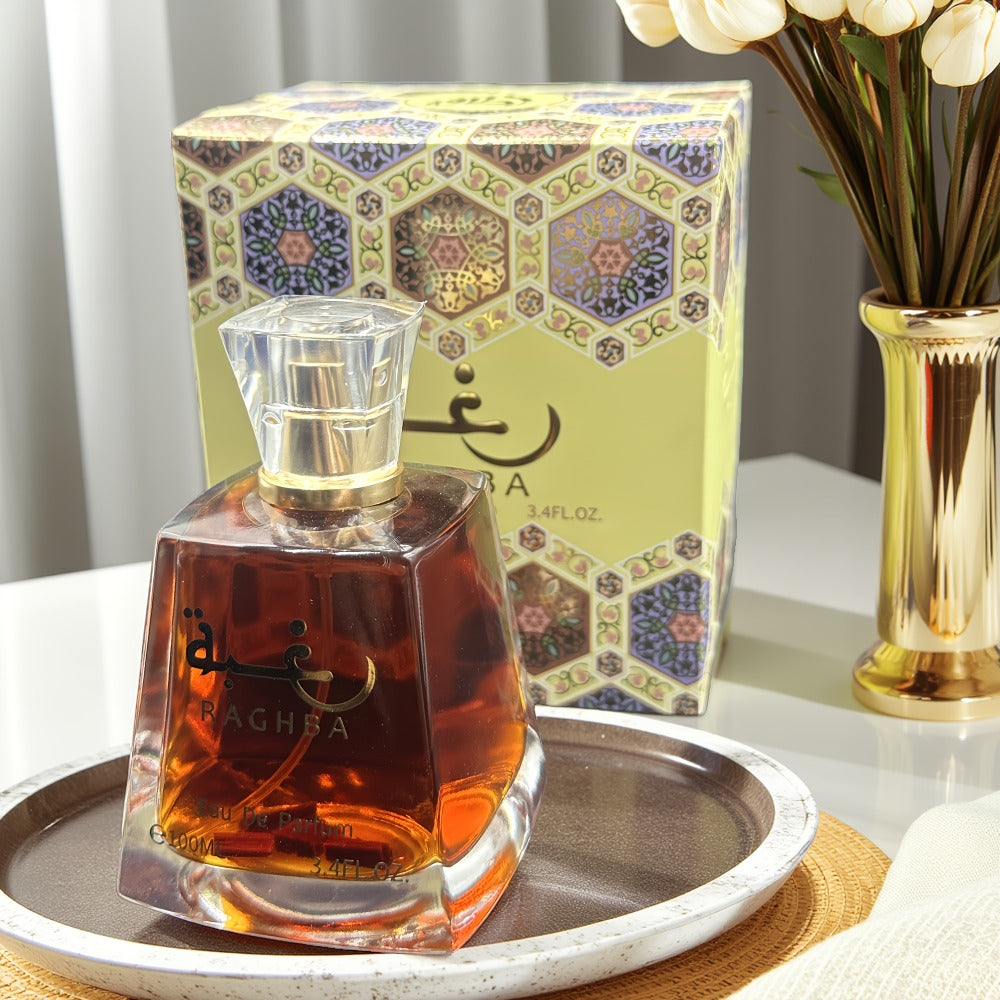 Mens Perfume Amber Wood 3.4oz Pure Parfum Woody Oriental Fragrance Middle Eastern Scent Daily Wear Date Night Gift for Him — 