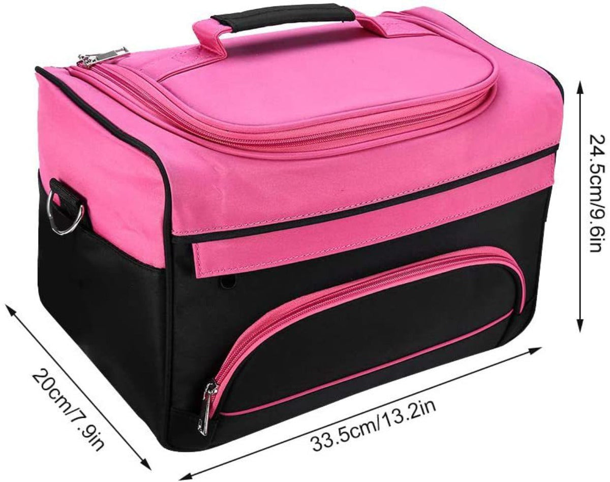 Hairdresser Tool Bag Multi-Functional Salon Styling Organizer for Professionals with Adjustable Strap Large Capacity Hair Mak