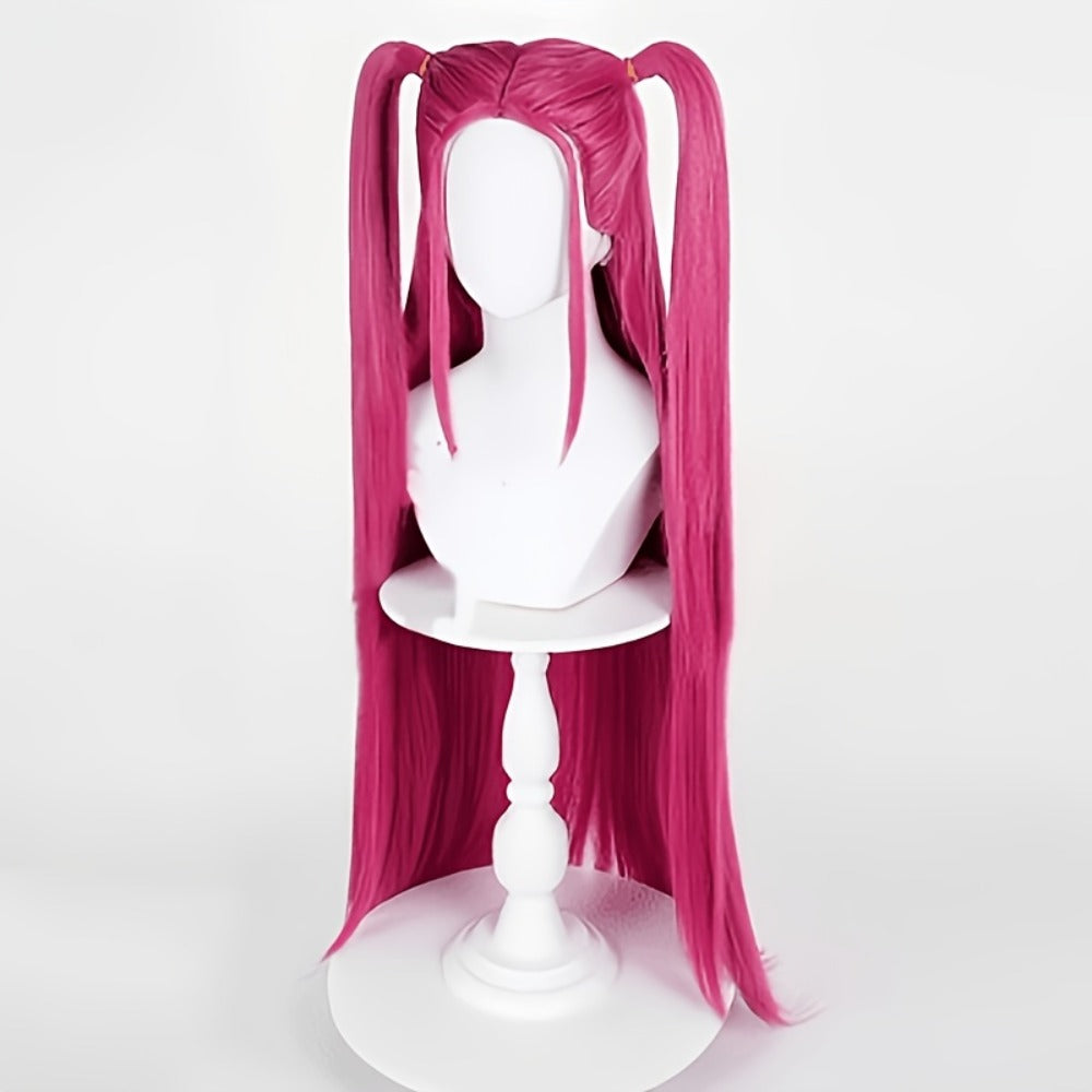 K-Pop Cosplay Wig Long Straight 30 Inch – Korean Idol Costume Hair for Halloween, Anime Convention & K-Drama Character Dress 