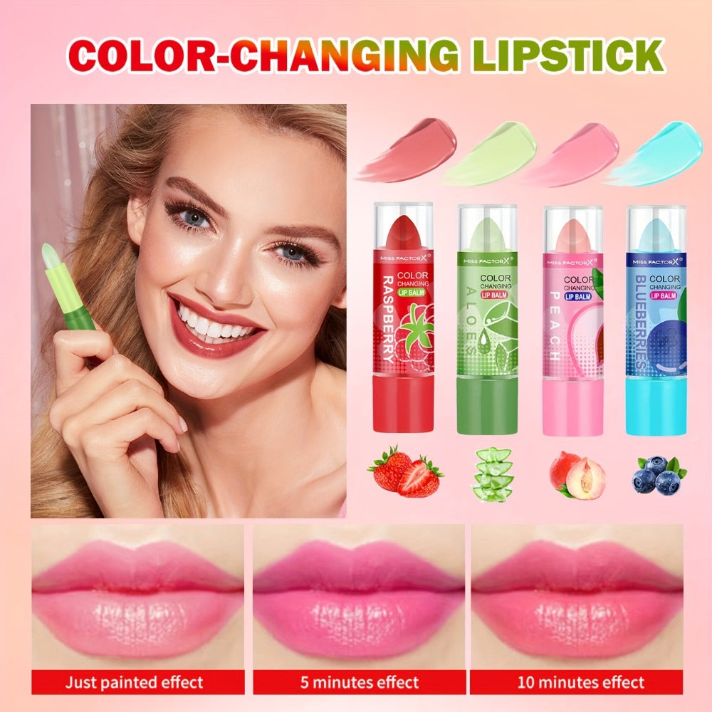 Color Changing Lipstick Set 8 Pcs, pH-Reactive Mood Lip Color, Wear, Anti-Transfer Formula — image 4