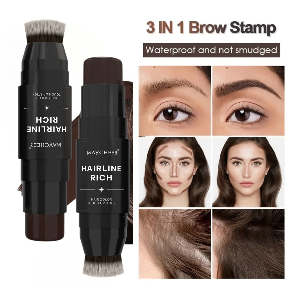 Root Touch-Up Hair Color Pen with Brush Applicator, Instant Gray & White Hair Coverage, Plant Squalane Nourishing Formula — i