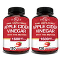 Apple Cider Vinegar Capsules 1600mg with Vitamin & Mineral Blend, Digestion for Bath Time, Home Spa and Personal Care — image