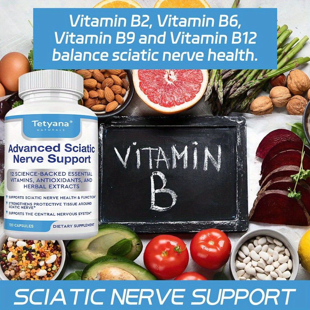 Neuro Health Support Supplement 120 Capsules with 12 Essential Vitamins & Antioxidants for Nervous System — image 4