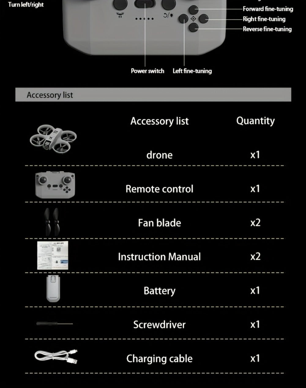 Mini 4K FPV Drone 180° Rotating Dual Camera Optical Flow Positioning Dual Batteries 360° Flip One-Key Takeoff Anti-Shake — im