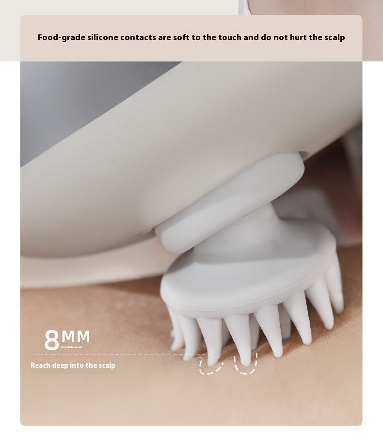 Smart Scalp & Head Massager with Soothing Heat & Red Light Technology