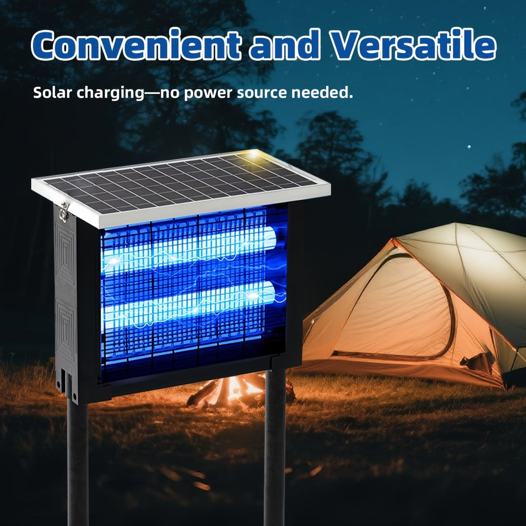 Solar Bug Zapper Outdoor Rechargeable | Patio Garden Backyard Camping — image 5