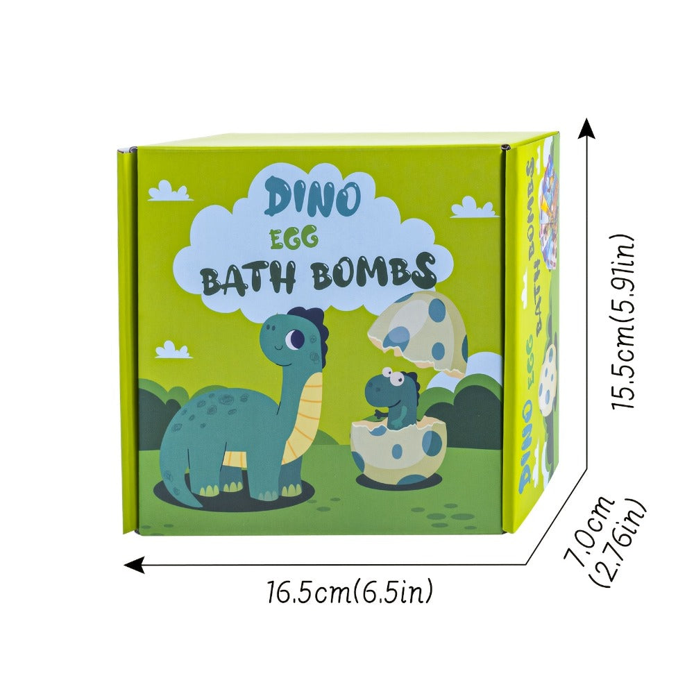 Dinosaur Egg Bath Bombs with Surprise Inside 9 Pack – Kids Fizzy Bath Balls with Hidden Dinosaur Toy — image 2