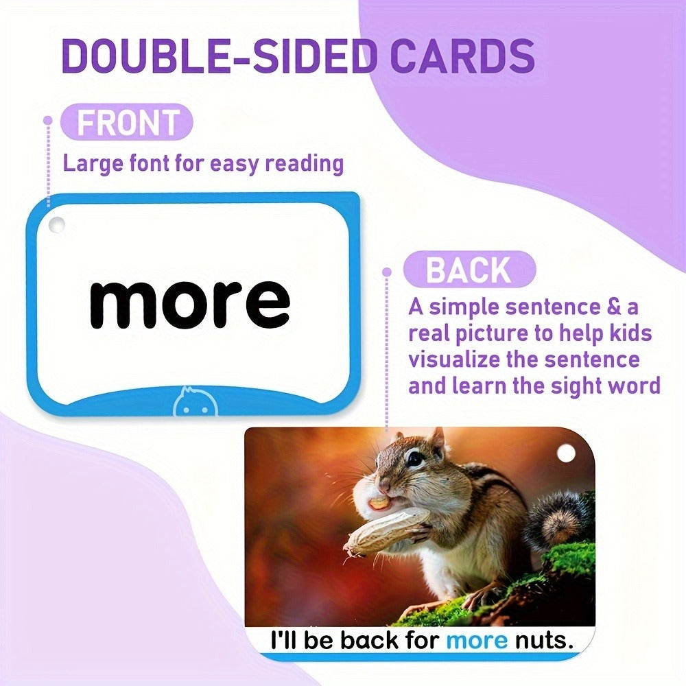 Sight Words Flash Cards 350 Dolch & Fry High Frequency Words, 5 Color-Coded Levels Pre-K to 3rd Grade — image 9