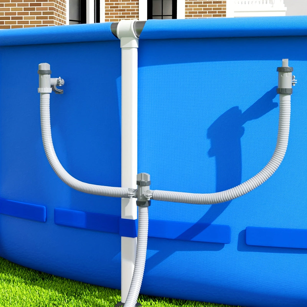 Pool Plunger Valve with Holder for Garden, Patio and Yard Use, with the Listed Configuration — image 7