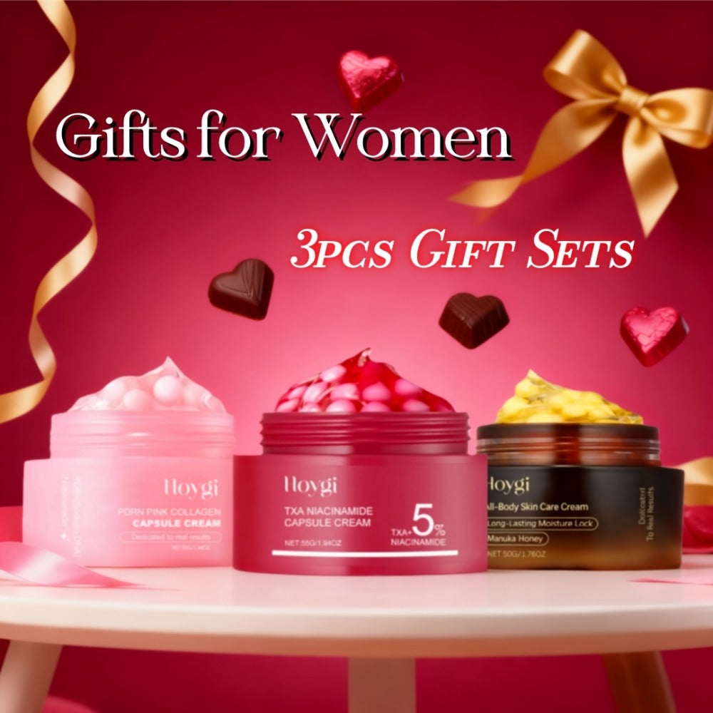 Face Cream PDRN Collagen Three-Piece Capsule Set with Vitamin C and Niacinamide for Day or Night Use — image 2