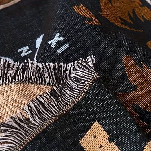 Reversible Blanket Bohemian Style | Picnic Blanket Sofa Throw Camping Mat Tapestry Outdoor Backdrop — image 14
