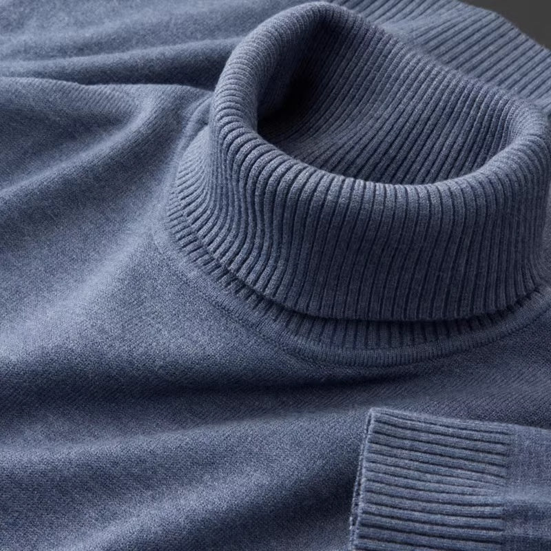 New Mens Soft Casual Warm Turtleneck Sweater