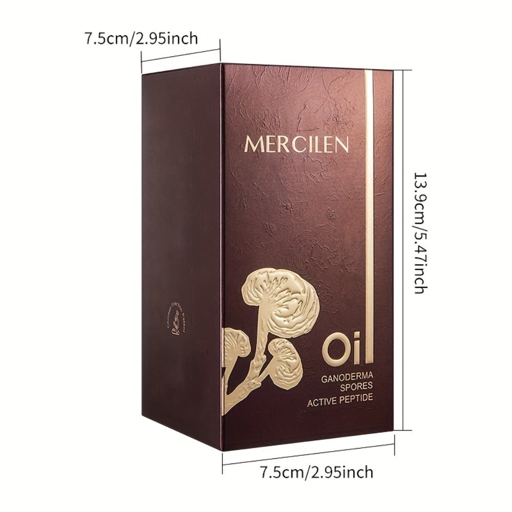 Collagen Peptide Face Oil with Ganoderma Spores & Mushroom Extract – Anti-Aging Firming Brightening Serum Oil for Radiant You
