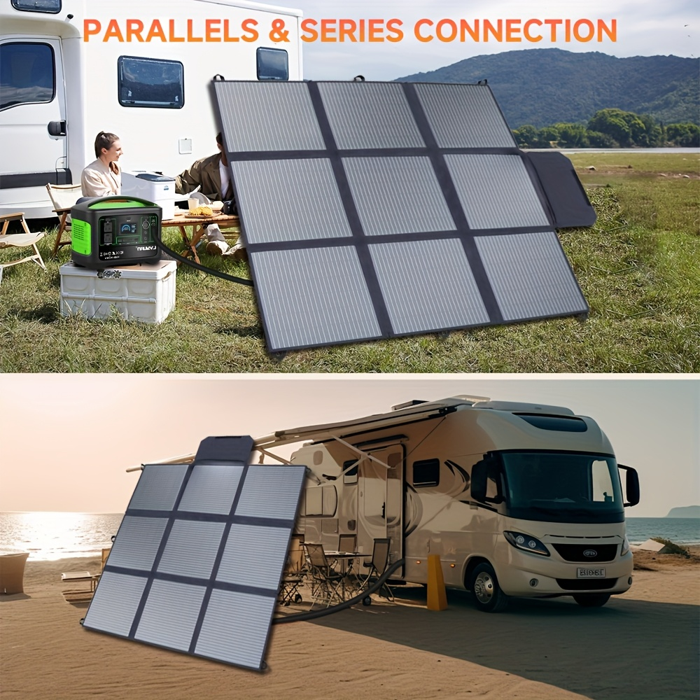 Foldable Solar Panel 120W 200W 300W 400W 22.5% High Efficiency Monocrystalline Portable Outdoor for Garden, Pathway and Patio