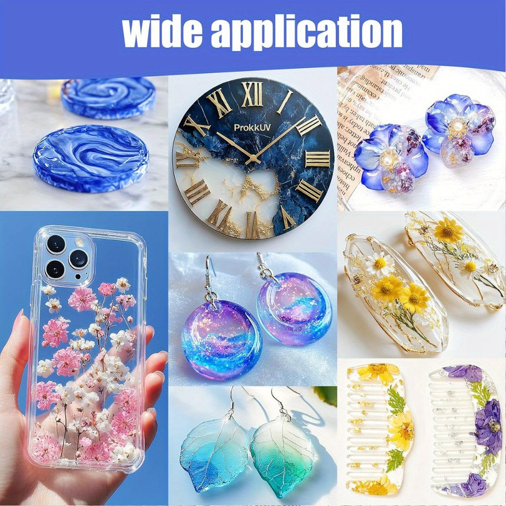 UV Resin Fast Curing Crystal Clear High Viscosity Transparent Epoxy Resin for Jewelry Making Casting & Crafts — image 11