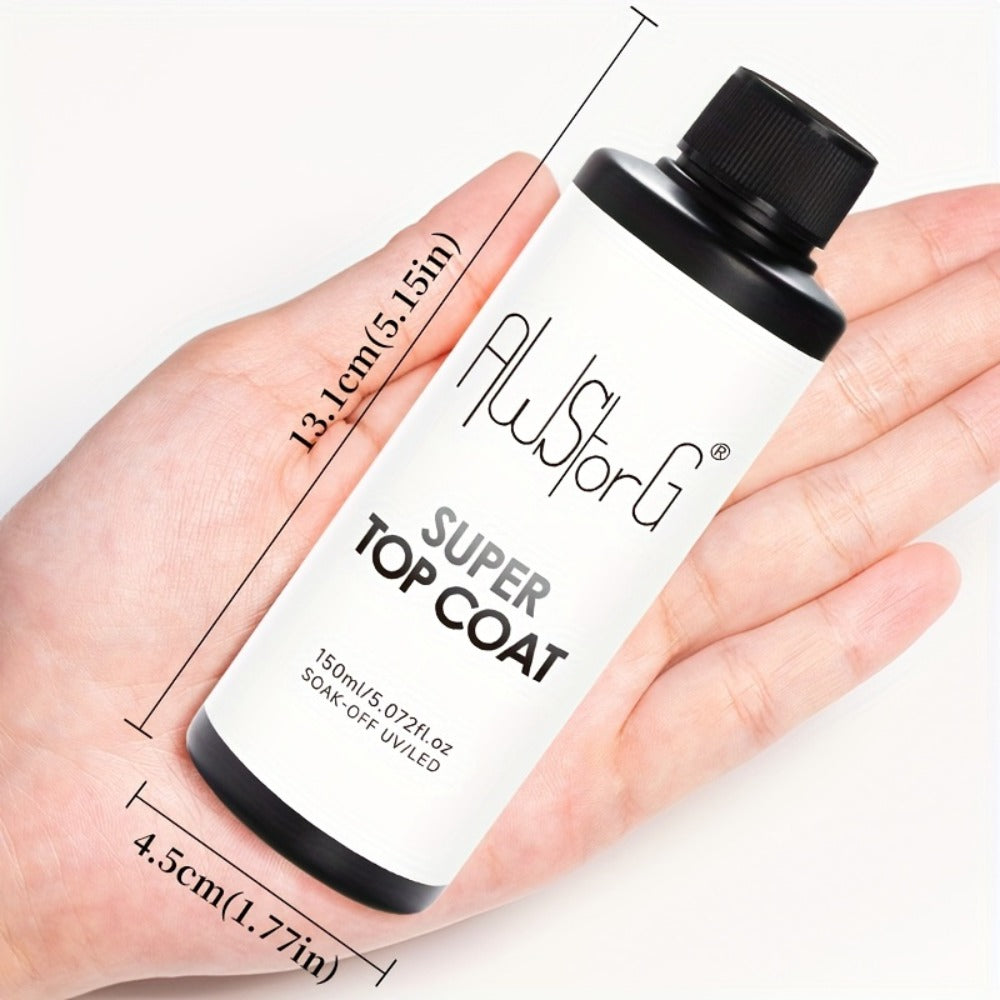 Gel Nail Polish Super-Glossy Top Coat in 15ml Soak-Off Formula with UV/LED Cure for Nail Art — image 4