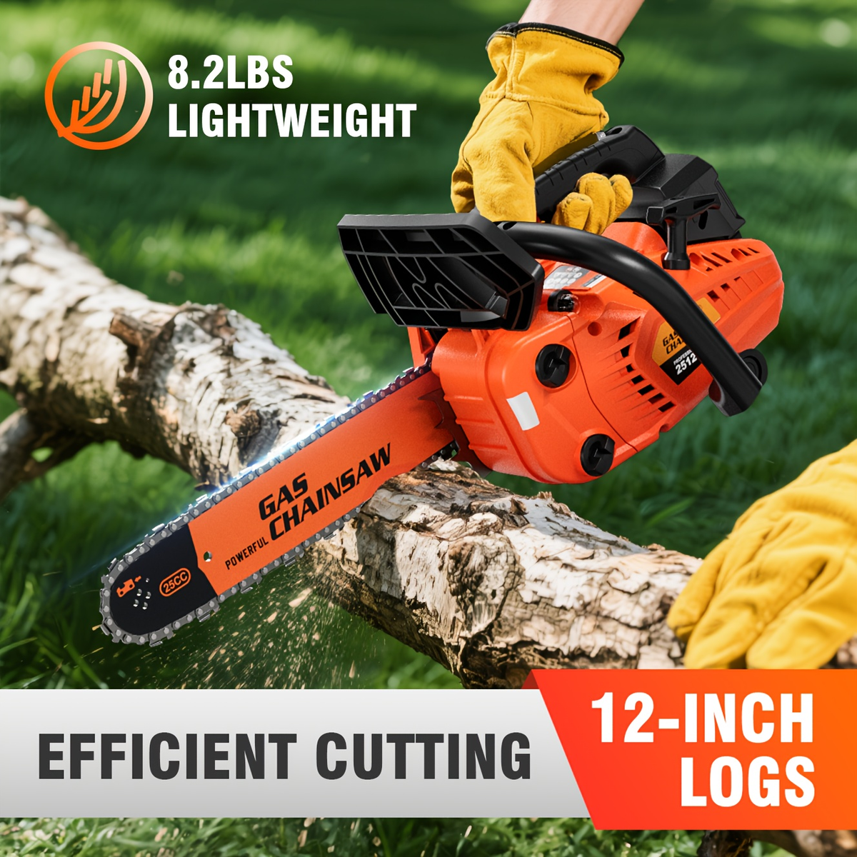 Mixed Gas Chainsaw Options with 12-Inch Compact Color Models and 20-Inch BlackRed Configuration — image 26