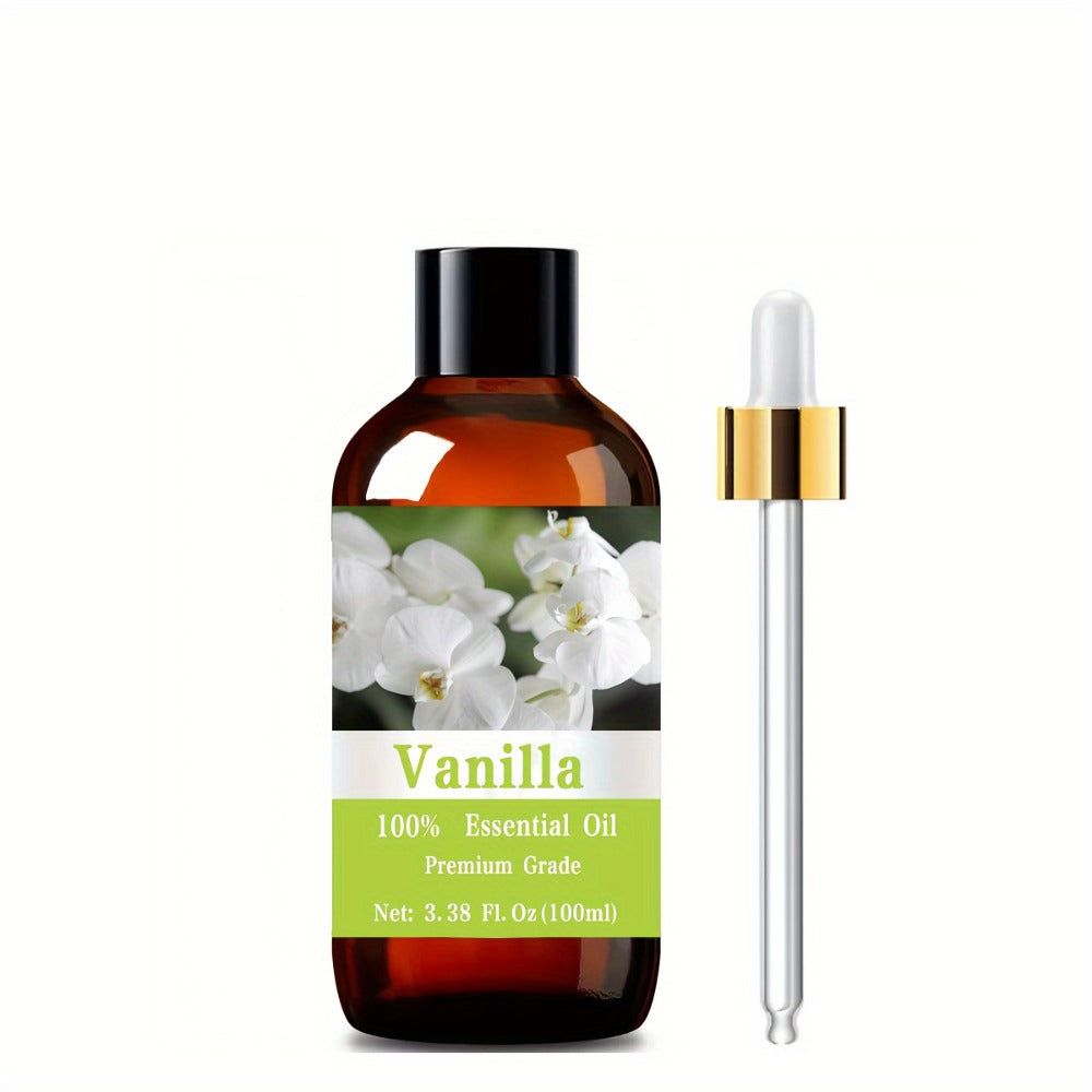 Essential Oil Vanilla Warm Sweet Aroma in 100ml Bottle for Diluted Topical, Diffuser and Humidifier Use — image 3