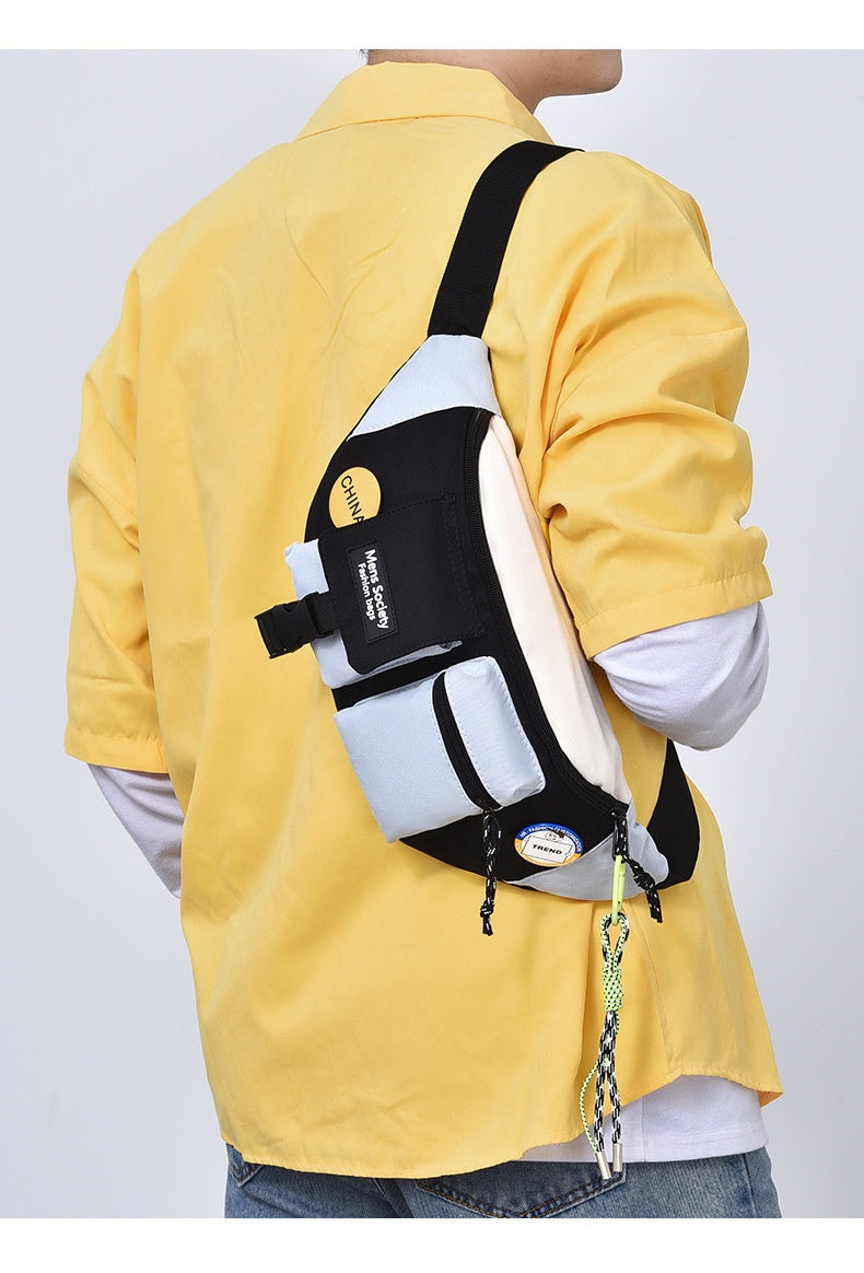 Men's Casual Crossbody Sports Canvas Waist Bag