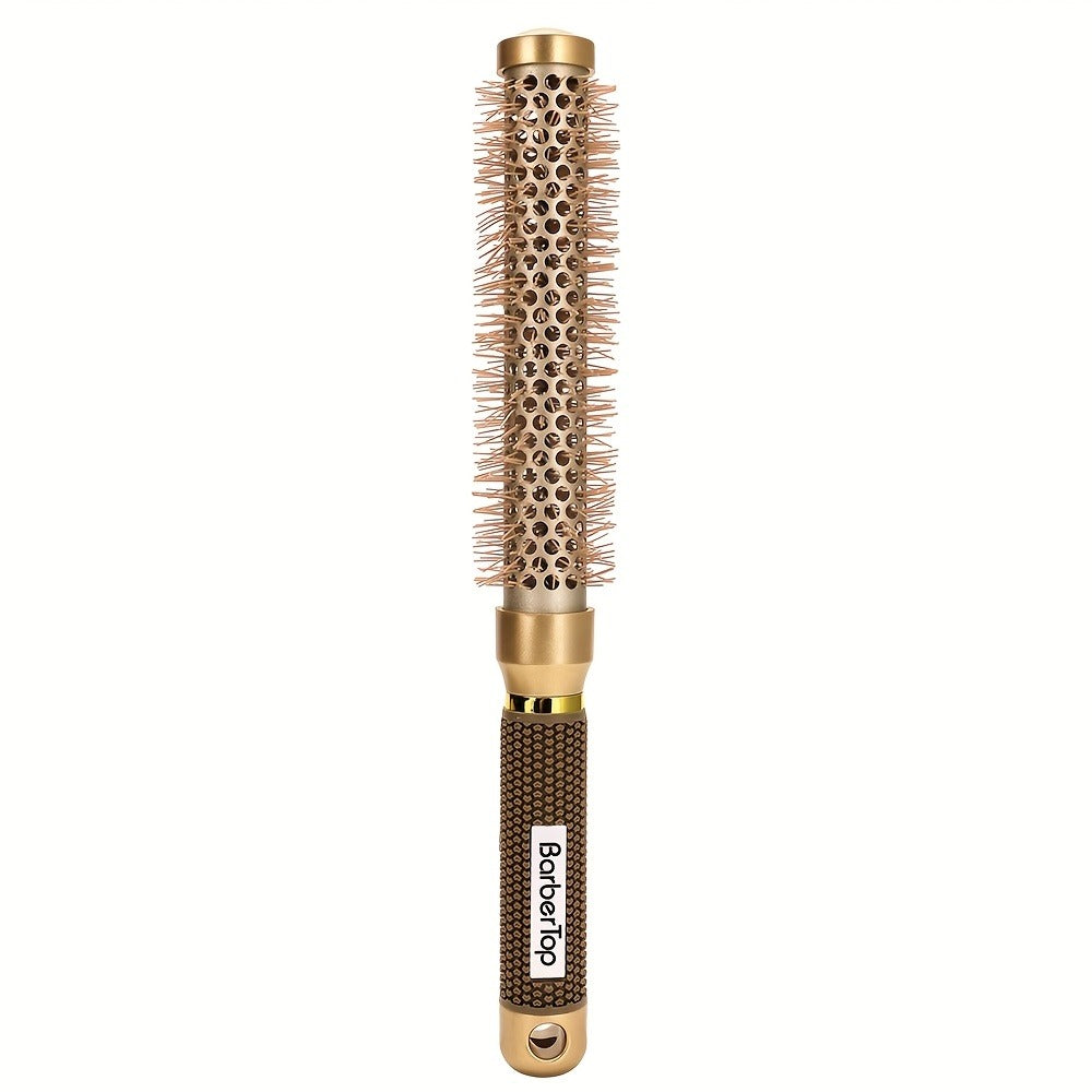 Round Hair Brush Nano Ceramic Ion, Heat Resistant Blowout Styling Roller Comb for Voluminous Bangs — image 8