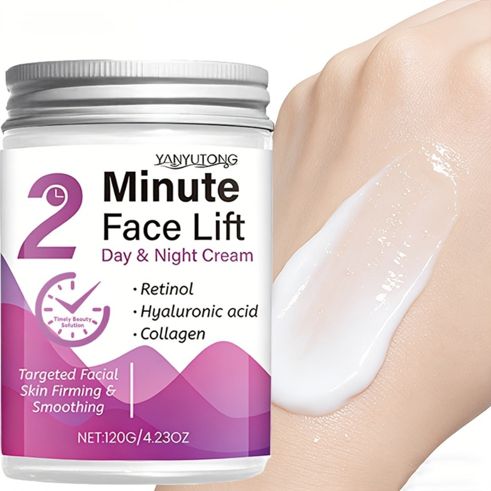Face Cream Peptide Collagen 120g Formula with Hyaluronic Acid and Lightweight Day or Night Texture — image 6