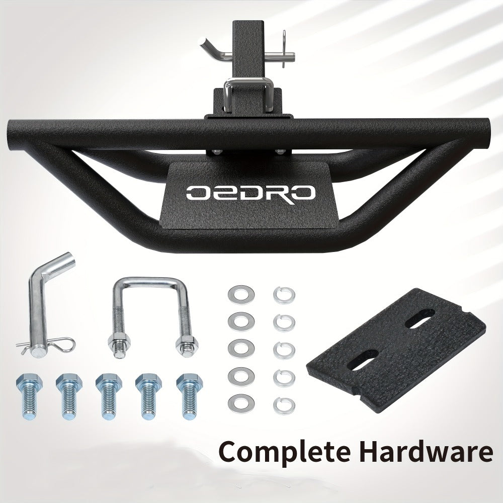 Hitch Step Bar for 2-Inch Trailer Hitch Receiver – Non-Slip Rust-Resistant Rear Bumper Guard, No-Drill Plug-In Install — imag