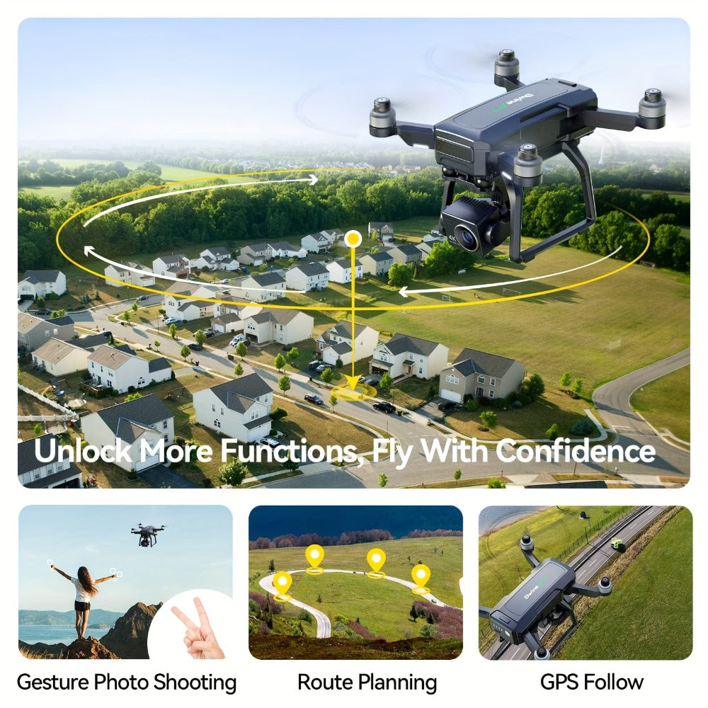 Bwine F7GB2 4K GPS Drone with 3-Axis Gimbal with the Listed Color, Size or Set Options for Everyday Use — image 6