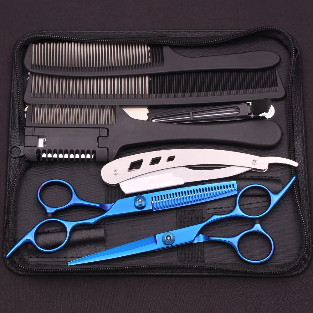 Professional Hair Cutting Scissors & Thinning Shears Set 6.0 Inch – 4CR Stainless Steel 62HRC, 20-30% Thinning Rate — image 7