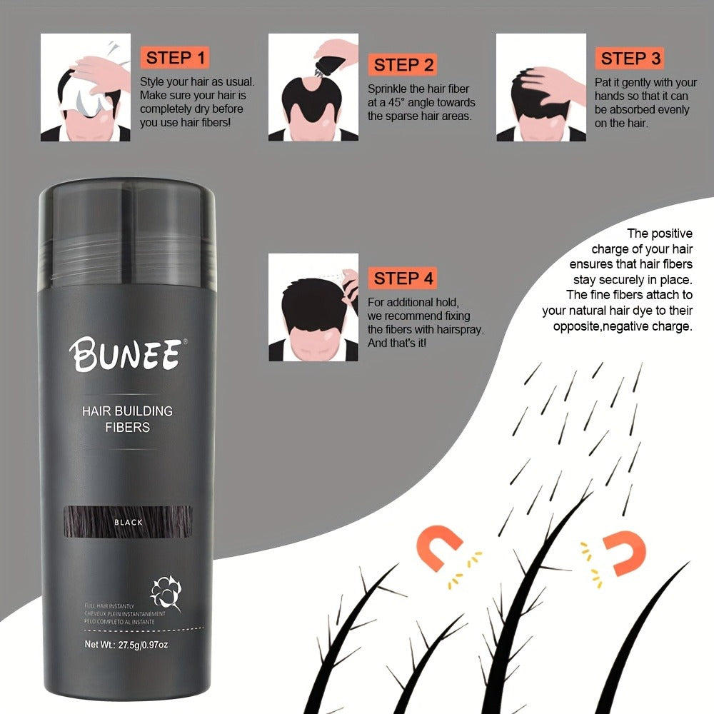 27.5-Gram Hair Fiber Powder in Seven Shades from Black and Brown to Blonde, Auburn and Gray — image 10