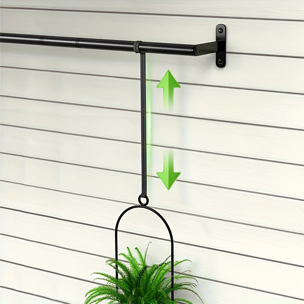 Hanging Planter | Adjustable Metal Wall Rack Indoor Herb Window Pot — image 9