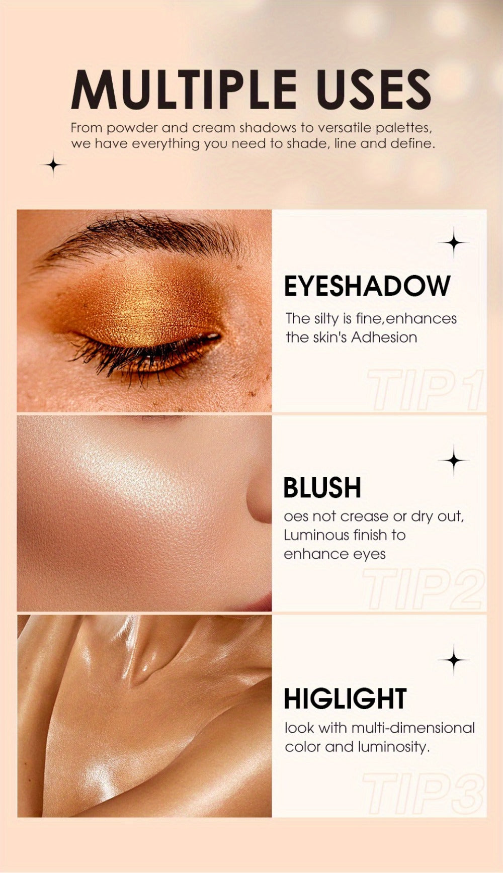 Waterproof Eyeshadow Stick Set 8 Piece, Shimmer, Pearlescent & Matte Eye Shadow Pencils, Creamy Blendable Formula — image 13