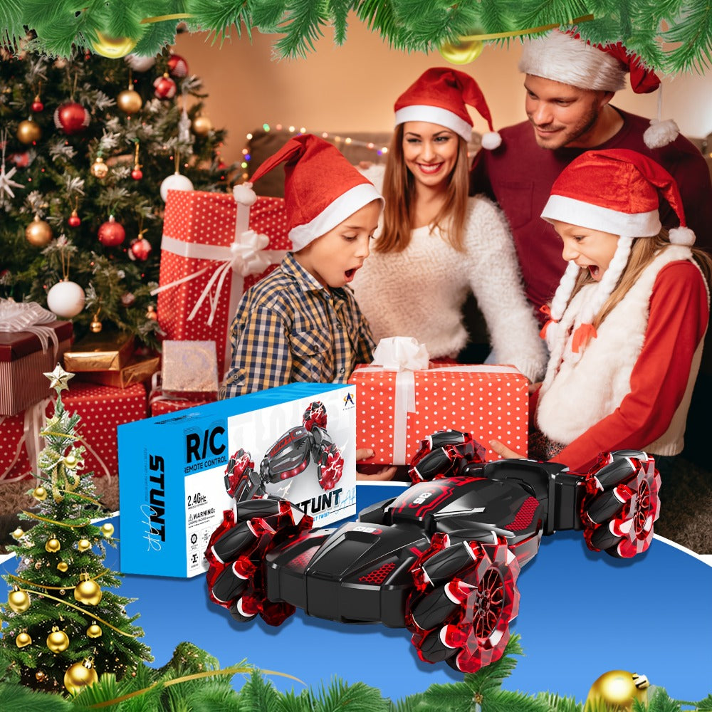 Remote Control Car Stunt Racer with Dual Remotes and LED Lights — image 12