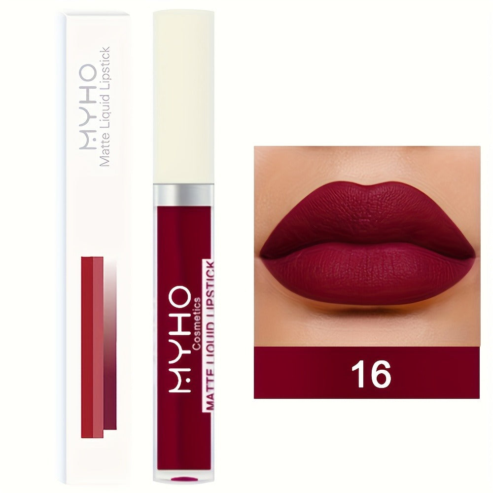 Lip Gloss Set by MYHO Cosmetics with 9 Matte Lip Colors per Set and Two Retained Shade Collections — image 9
