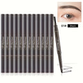 12-Pack Automatic Eyebrow Pencils with Angled Tips, Spoolie Ends and Four Brown-to-Black Color Options — image 11