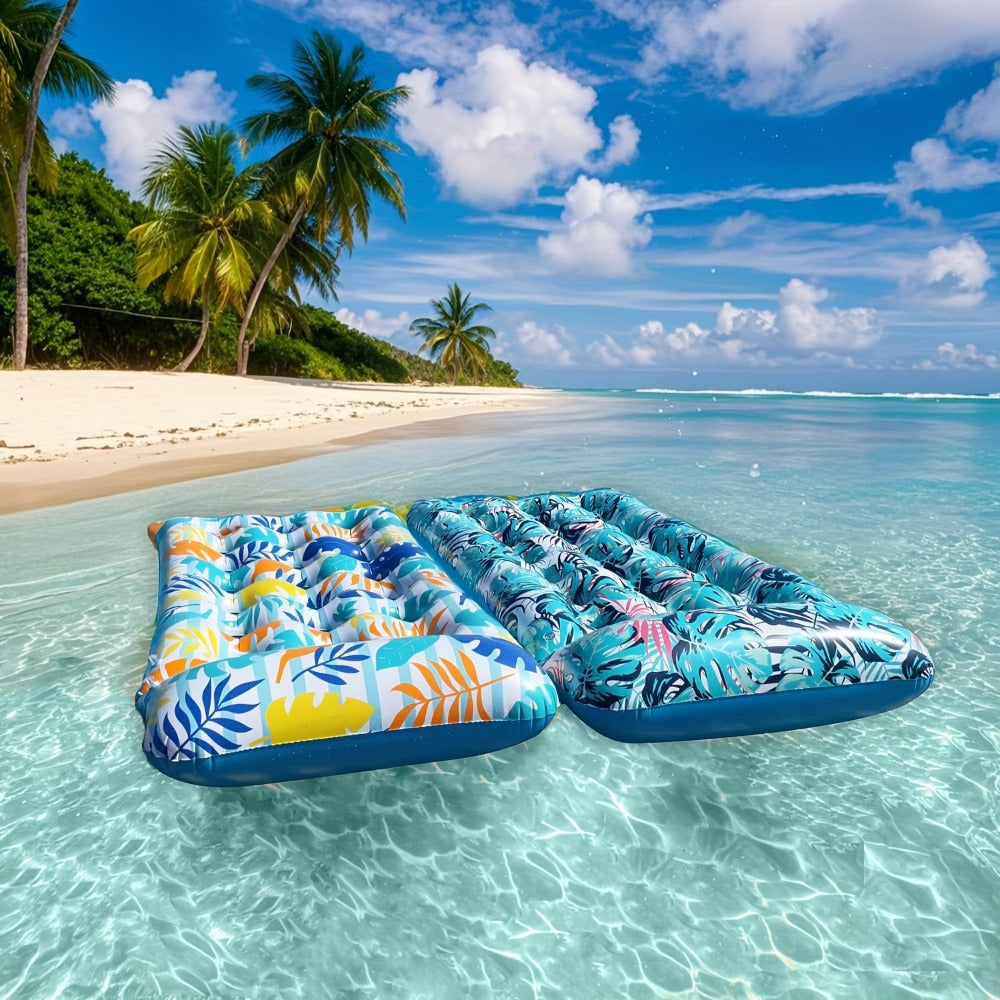 Inflatable Sun Tanning Pool Float Set with 200 x 95cm Mats, Mixed 2-Pack with Cup Holder or Regular 4-Pack — image 7