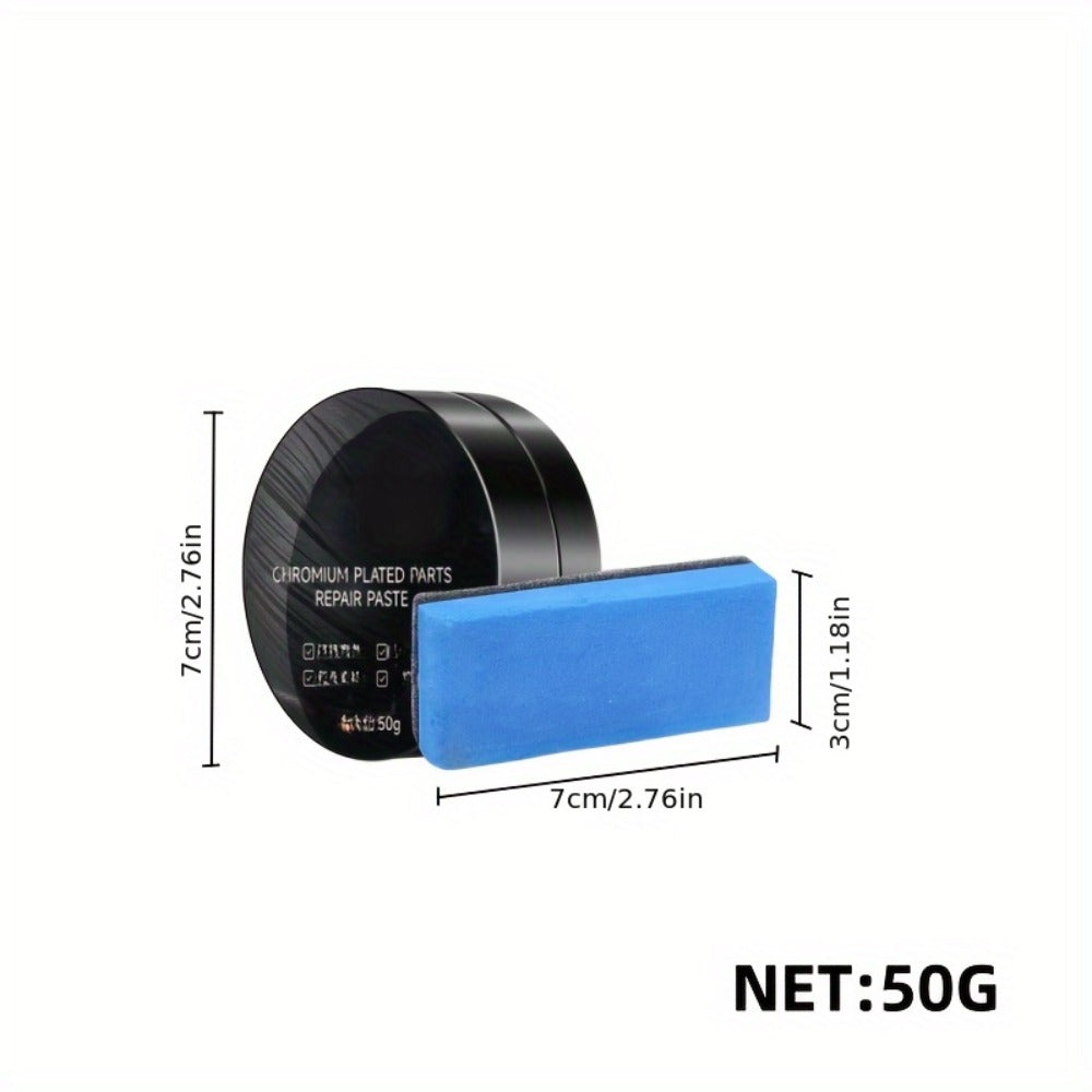 Chrome Trim Repair & Polishing Paste – Car Chrome Restorer for Door Handles, Emblems & Bright Strip Refurbishment — image 7