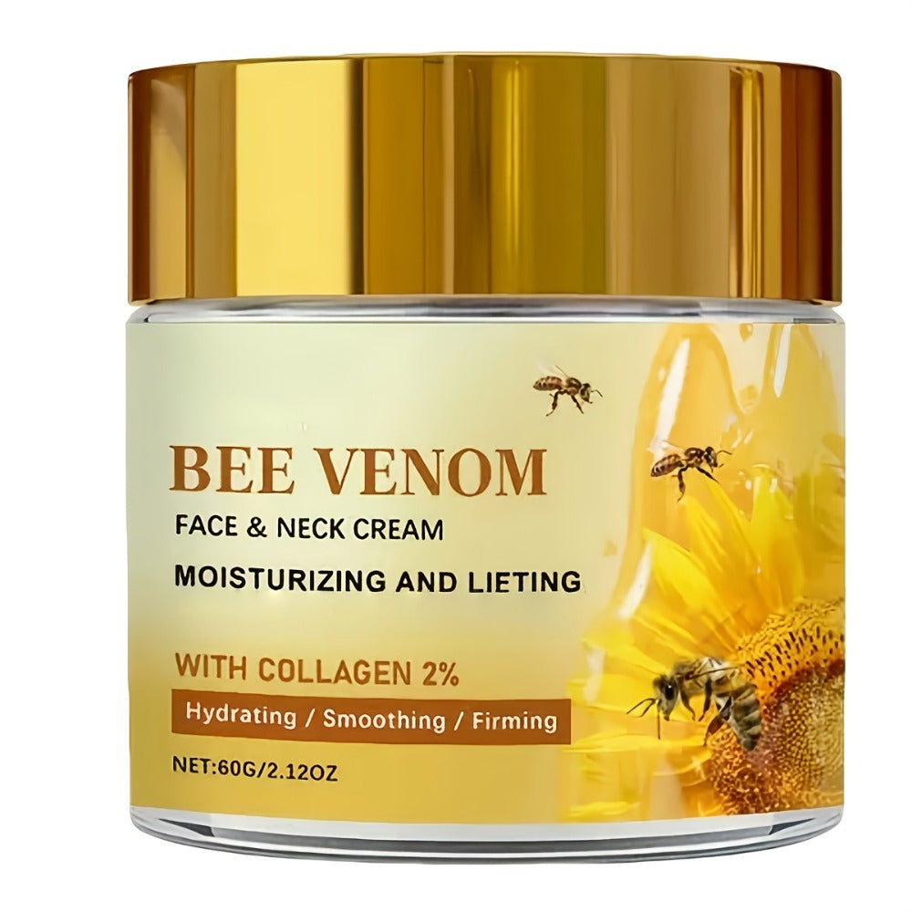 Face Cream Bee Venom and Collagen Two-Bottle Set for Morning and Evening Moisturizing Care — image 9
