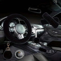 Plush Fluffy Steering Wheel Cover – Rex Rabbit Fur Texture, Universal Fit, 12 Colors (Black, Pink, Purple, Red & More) — imag