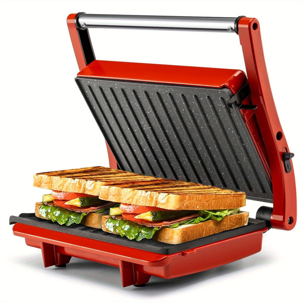 Sandwich Maker 3-in-1 Mini Indoor Grill & Panini Press, Non-Stick 180° Opening, Floating Hinge, 60-Min Timer — image 15