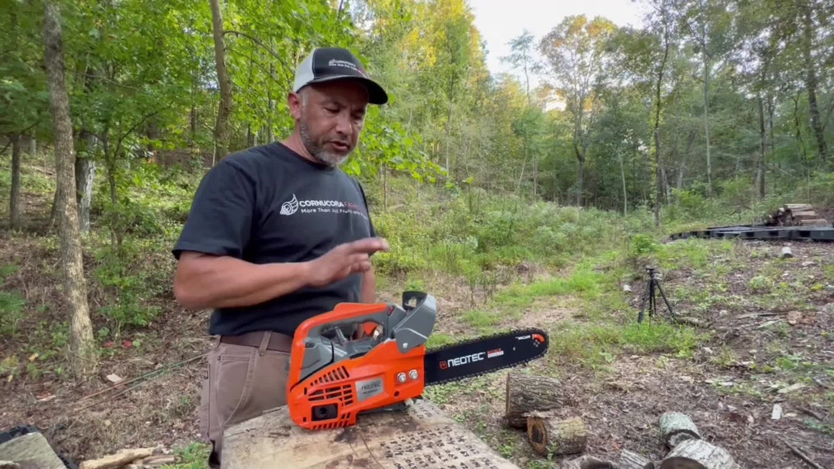 25.4CC 12-Inch Top-Handle Gas Chainsaw with Two-Stroke Engine and Pictured Accessory Group — image 11