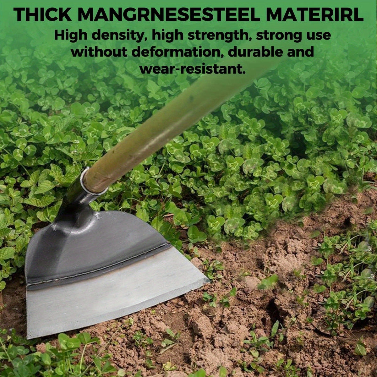Weeding Tool Manual Carbon Steel Sharp Blade Root Removal Portable Hand Weeder for Garden Farm Lawn Vegetable Patch Spray-Coa
